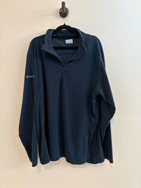 Columbia Men's Dark Navy Half-Zip Fleece Pullover